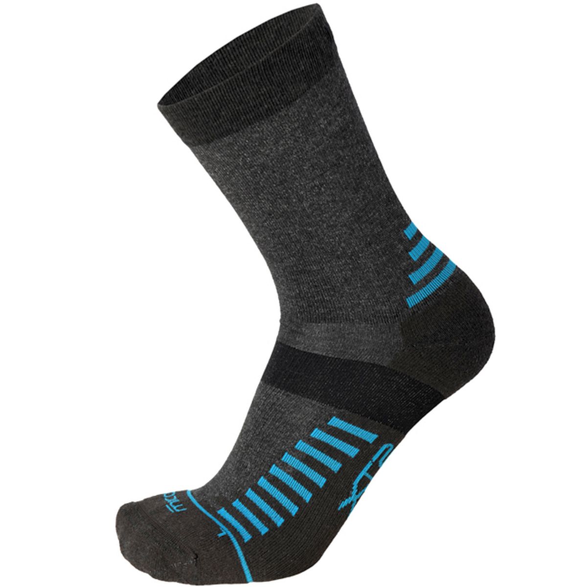 Mico MEDIUM W. CREW OUTDOOR SOCKS TENCEL, ANTRACITE MEL, M – obrázek 1