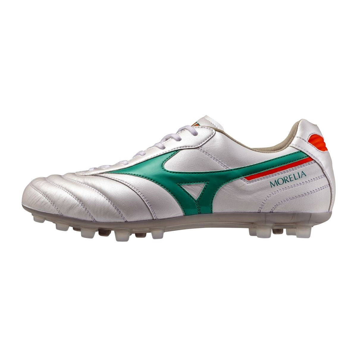 Mizuno MORELIA II ELITE AG / White/Arcadia/Lava Orange / 40.0/6.5 – obrázek 1