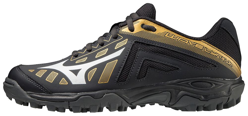 Mizuno WAVE LYNX JUNIOR/BlkOyster/MPGold/IronGat/36.5/4.0 – obrázek 1