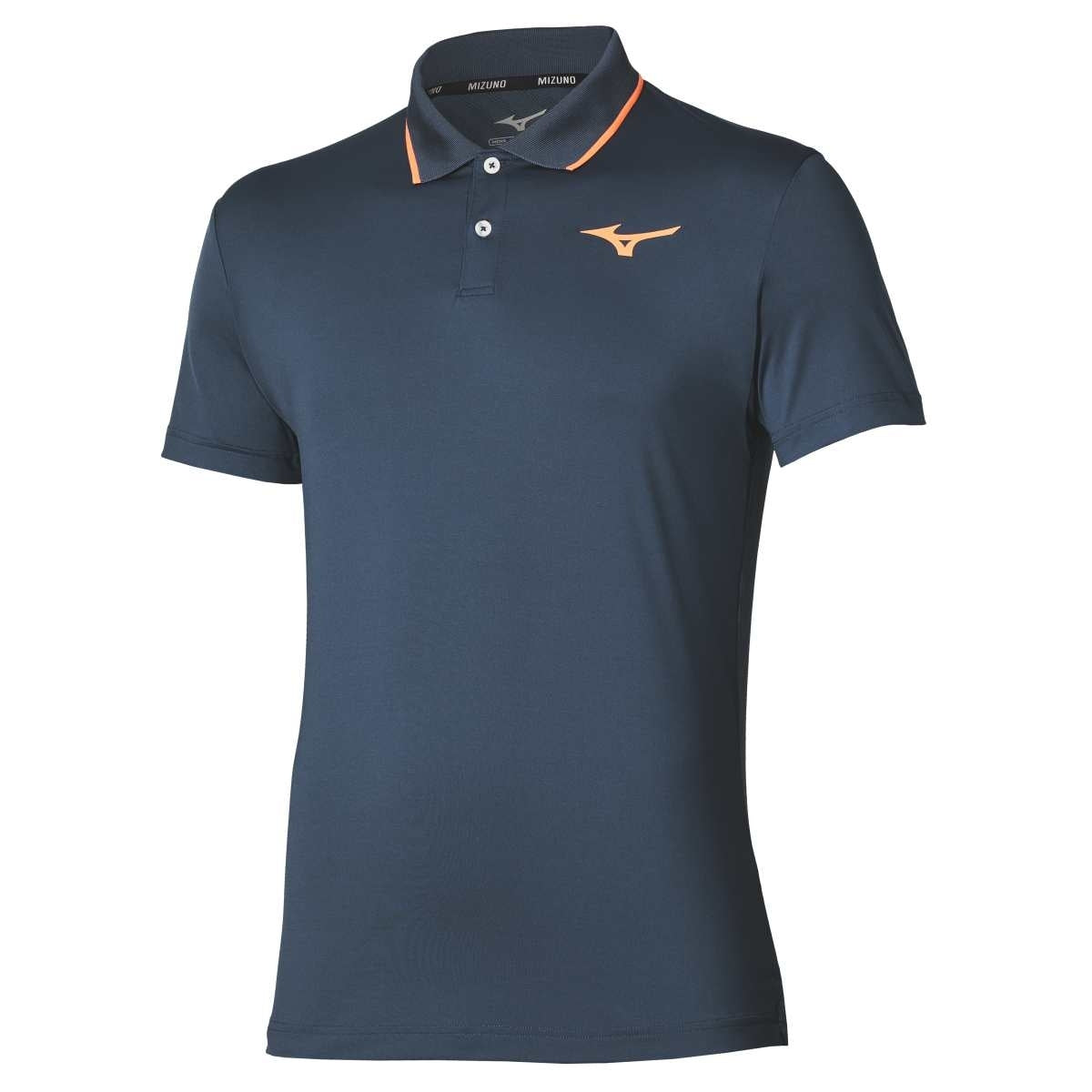 Mizuno Tennis Short Sleeve Polo / Insigna Blue / L – obrázek 1