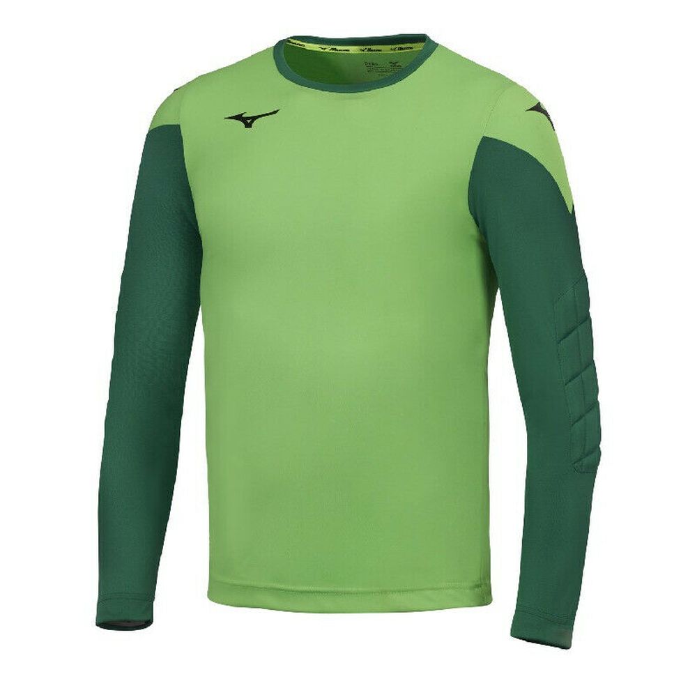 Mizuno Trad GK Padded Shirt JR/Green Fluo/116 – obrázek 1