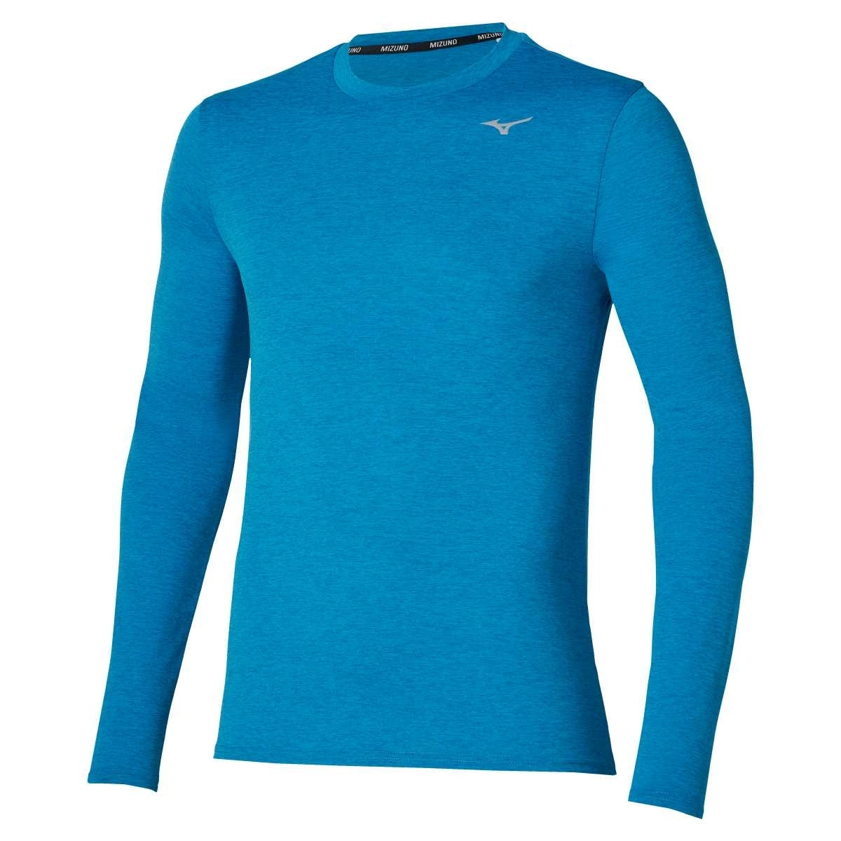Mizuno Core Impulse Long Sleeve Tee / Blue Jewel / L – obrázek 1