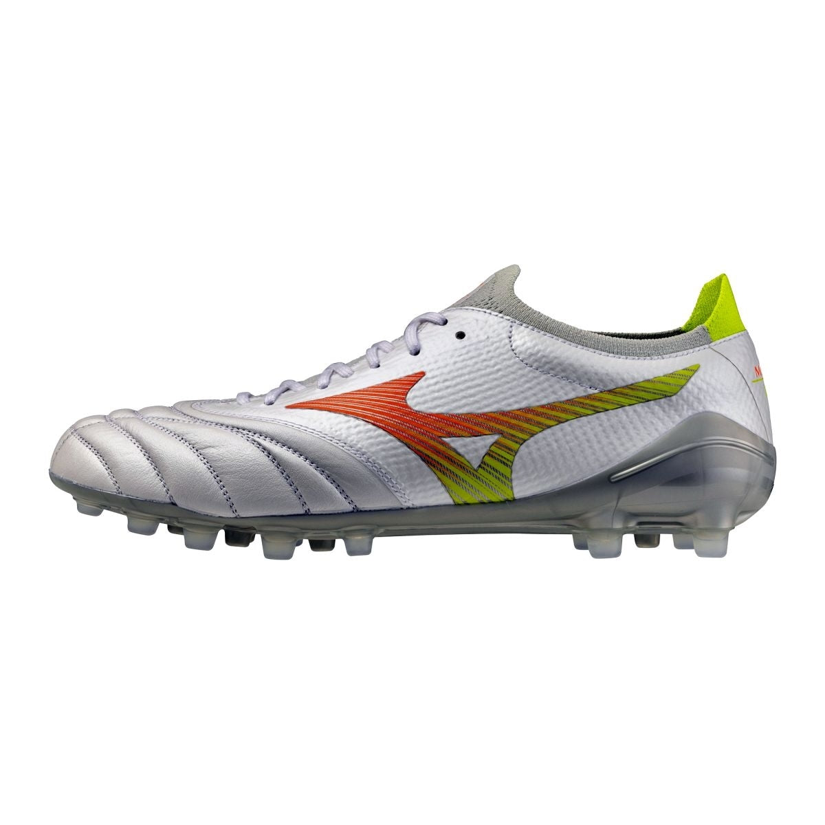 Mizuno MORELIA NEO V ? ELITE AG / White/Lava Orange/Evening Primrose / 38.0/5.0 – obrázek 1