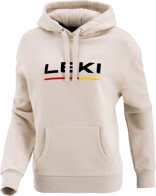 Leki Logo Hoodie Women, beige, L – obrázek 1