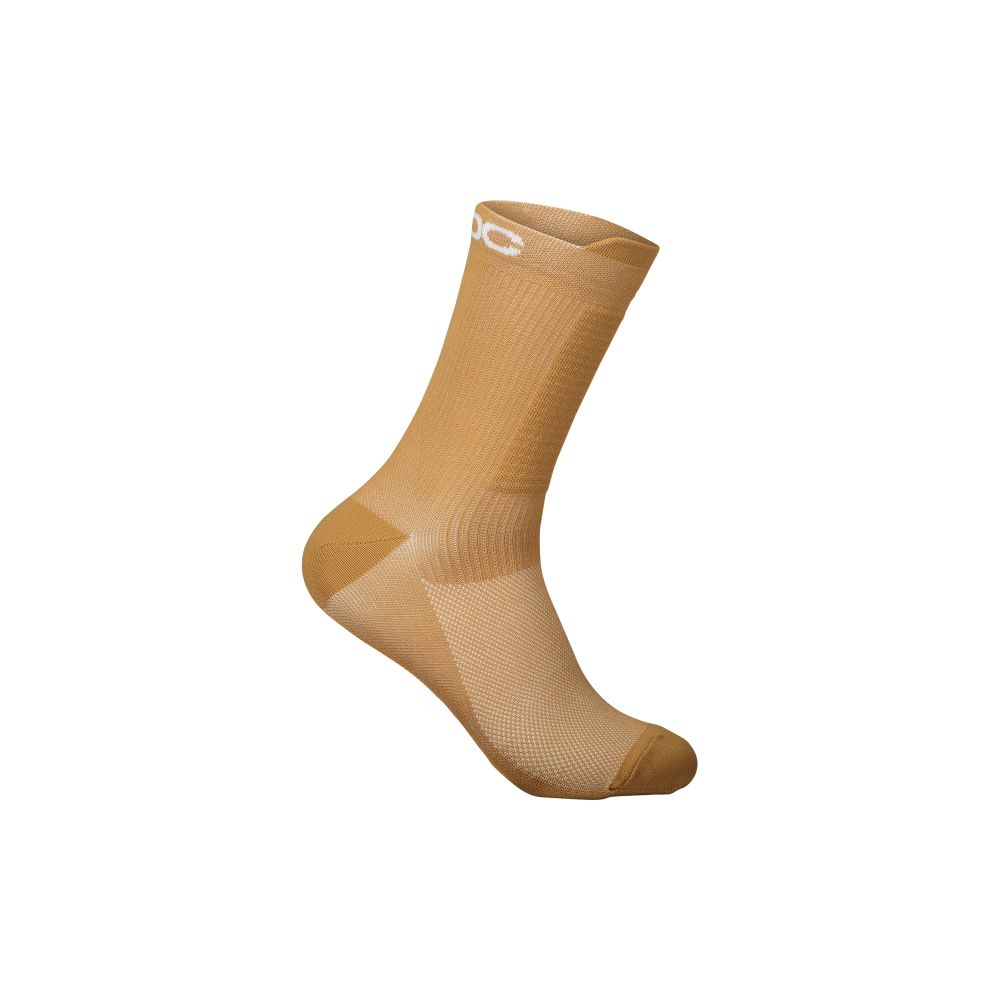 Poc Lithe MTB Sock Mid Aragonite Brown SML – obrázek 1