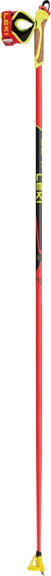 Leki HRC team, bright red-neonyellow-black, 160 – obrázek 1