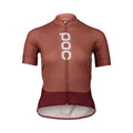 Poc W's Essential Road Logo Jersey Himalayan Salt/Garnet Red XLG – obrázek 1