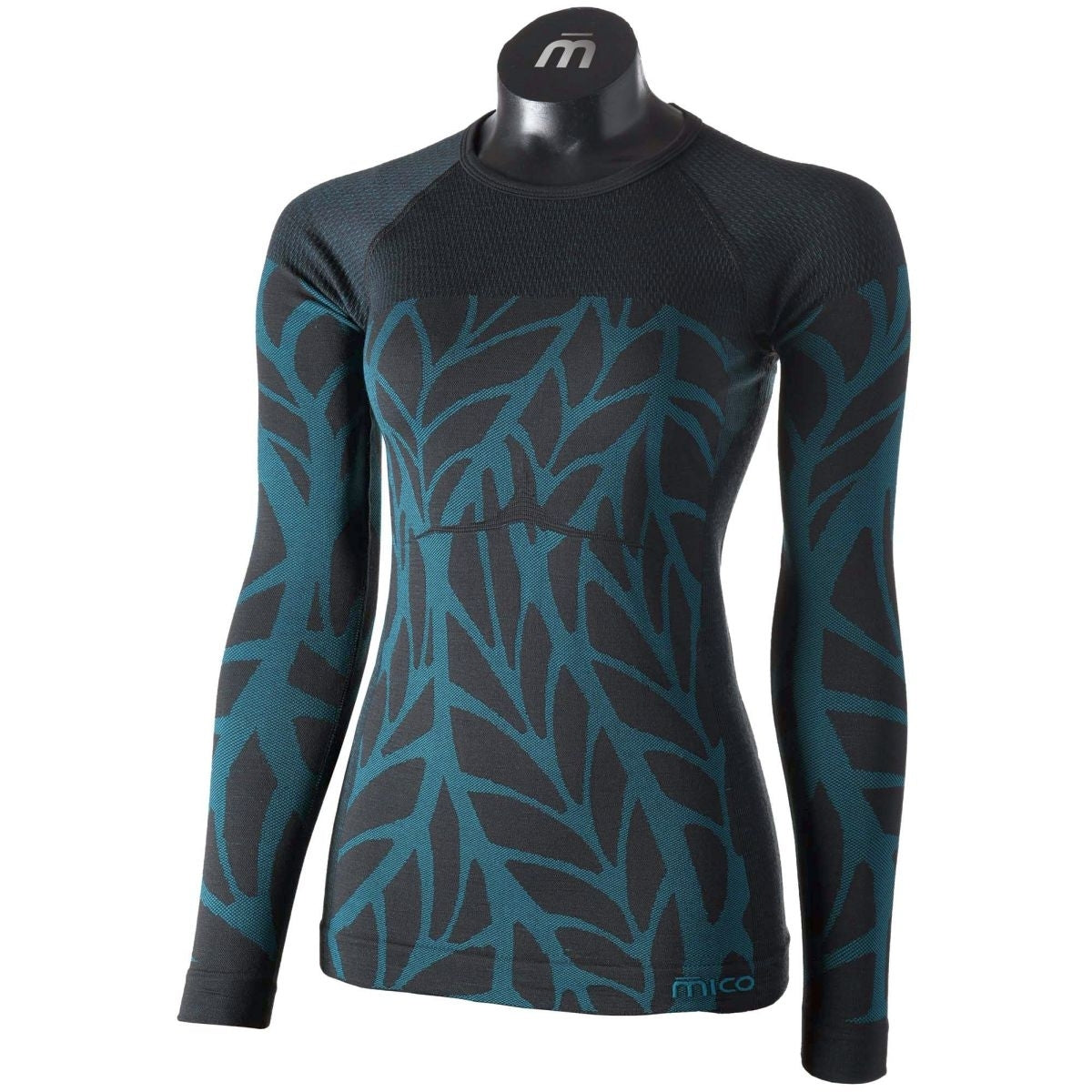 Mico MAGLIA G/C M/L WOMAN SUPERTHERMO MERINO, BLU ORION, III – obrázek 1