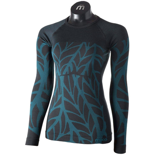 Mico MAGLIA G/C M/L WOMAN SUPERTHERMO MERINO, BLU ORION, III – obrázek 1