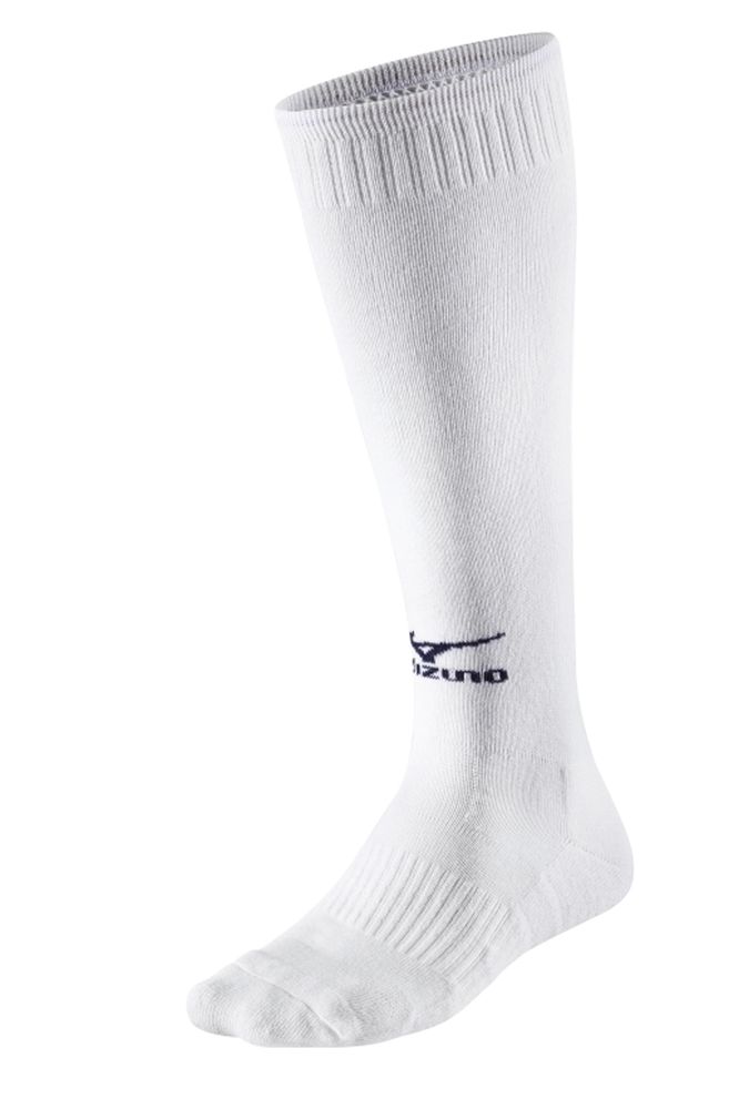 Mizuno Comfort Volley Socks Long ( 1 pack )/White/Navy/S – obrázek 1