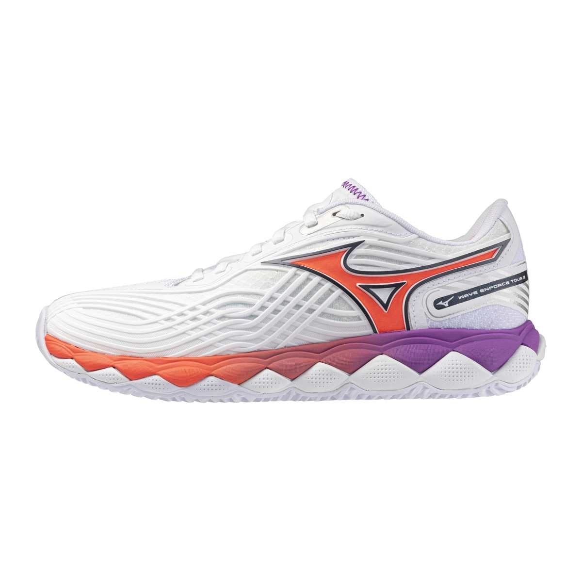 Mizuno WAVE ENFORCE TOUR 2 CC / White/Lava Orange/Dahlia / 38.0/5.0 – obrázek 1