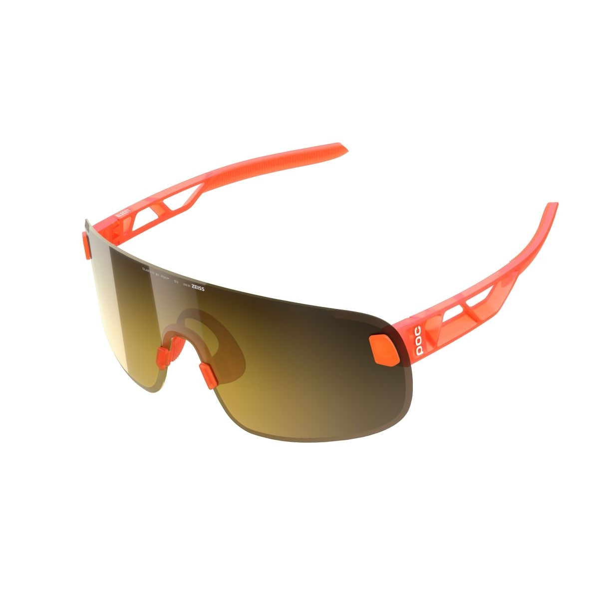 Poc Elicit Fluo. Orange Translucent/Clarity Road/Partly Sunny Gold ONE – obrázek 4