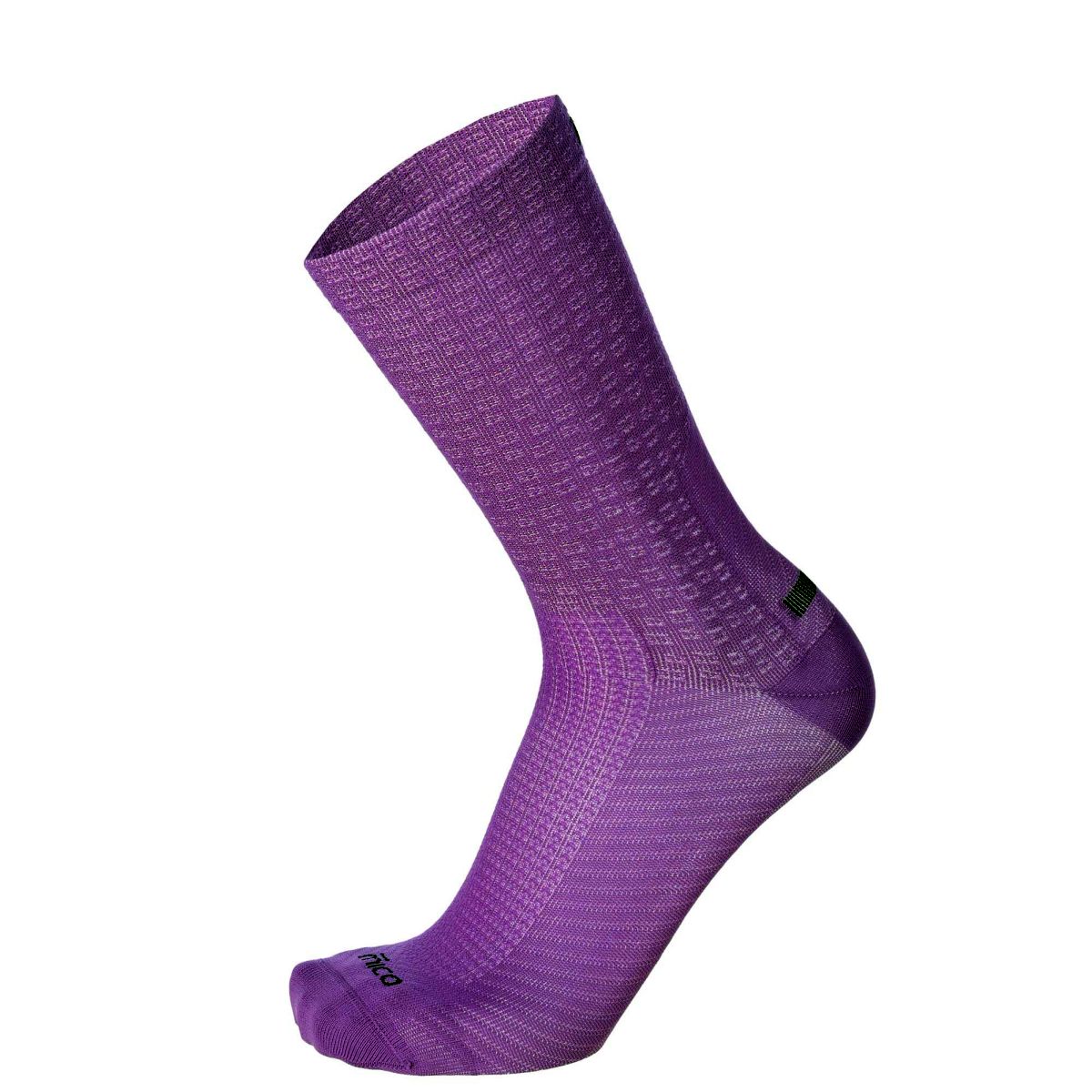 Mico LIGHT W. EXTRA DRY BIKE CREW SOCK, VIOLET, L – obrázek 1