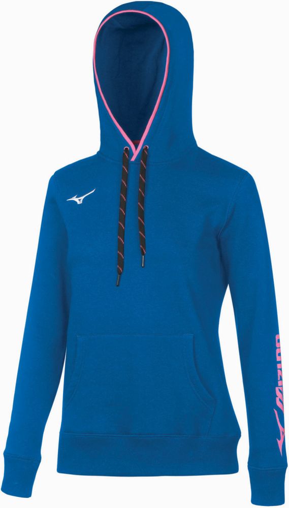 Mizuno Wom Sweat Hoodie/Royal/3XL – obrázek 1