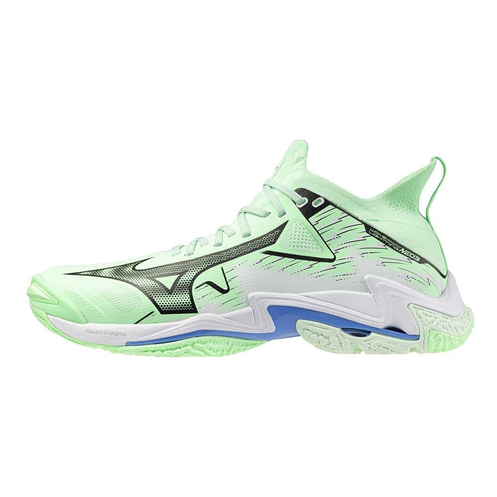 Mizuno WAVE LIGHTNING NEO 3(U) / Neo Mint/Black/Frontier Blue / 50.0/14.0 – obrázek 1