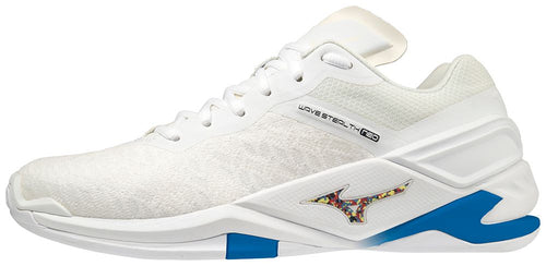 Mizuno WAVE STEALTH NEO / Undyed White / Spellbound / Peace Blue  / 50.0/14.0 – obrázek 1