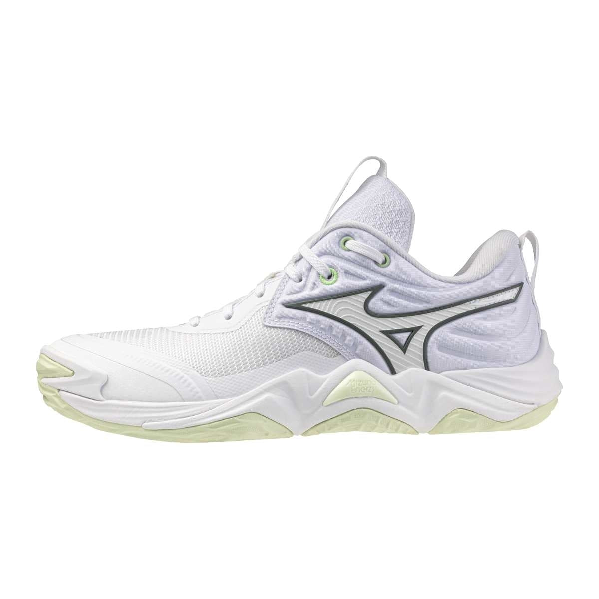 Mizuno WAVE MOMENTUM ELITE / White/Balsam Green/Ambrosia / 36.5/4.0 – obrázek 1