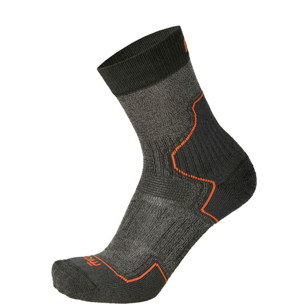 Mico LIGHT WEIGHT CREW HIKE SOCKS EXTRA DRY, ANTRACITE MEL, S – obrázek 1