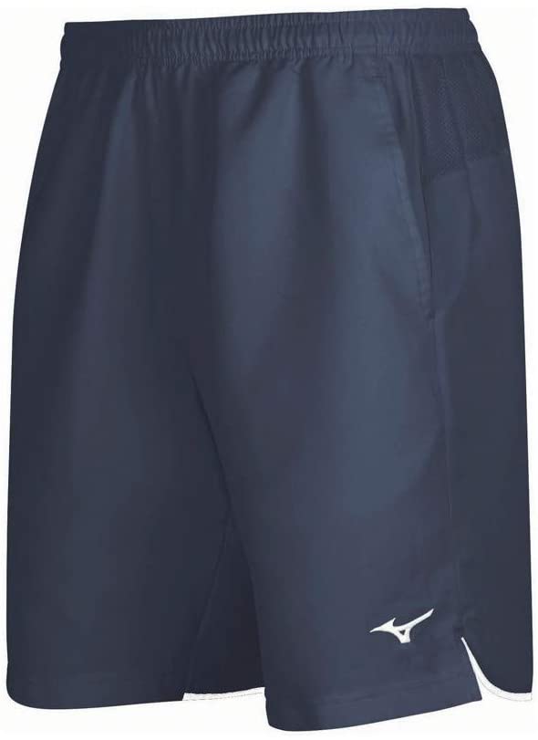 Mizuno Hex Rect Short Jr/White/Navy/116 – obrázek 1