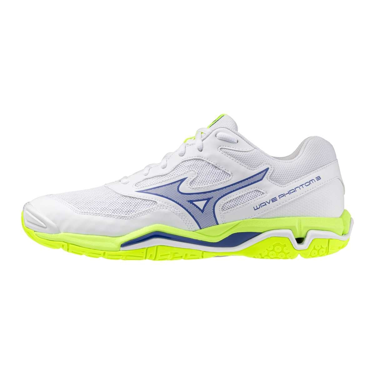 Mizuno WAVE PHANTOM 3(U) / White/Lightning Yellow/Dazzlin / 46.5/11.5 – obrázek 1
