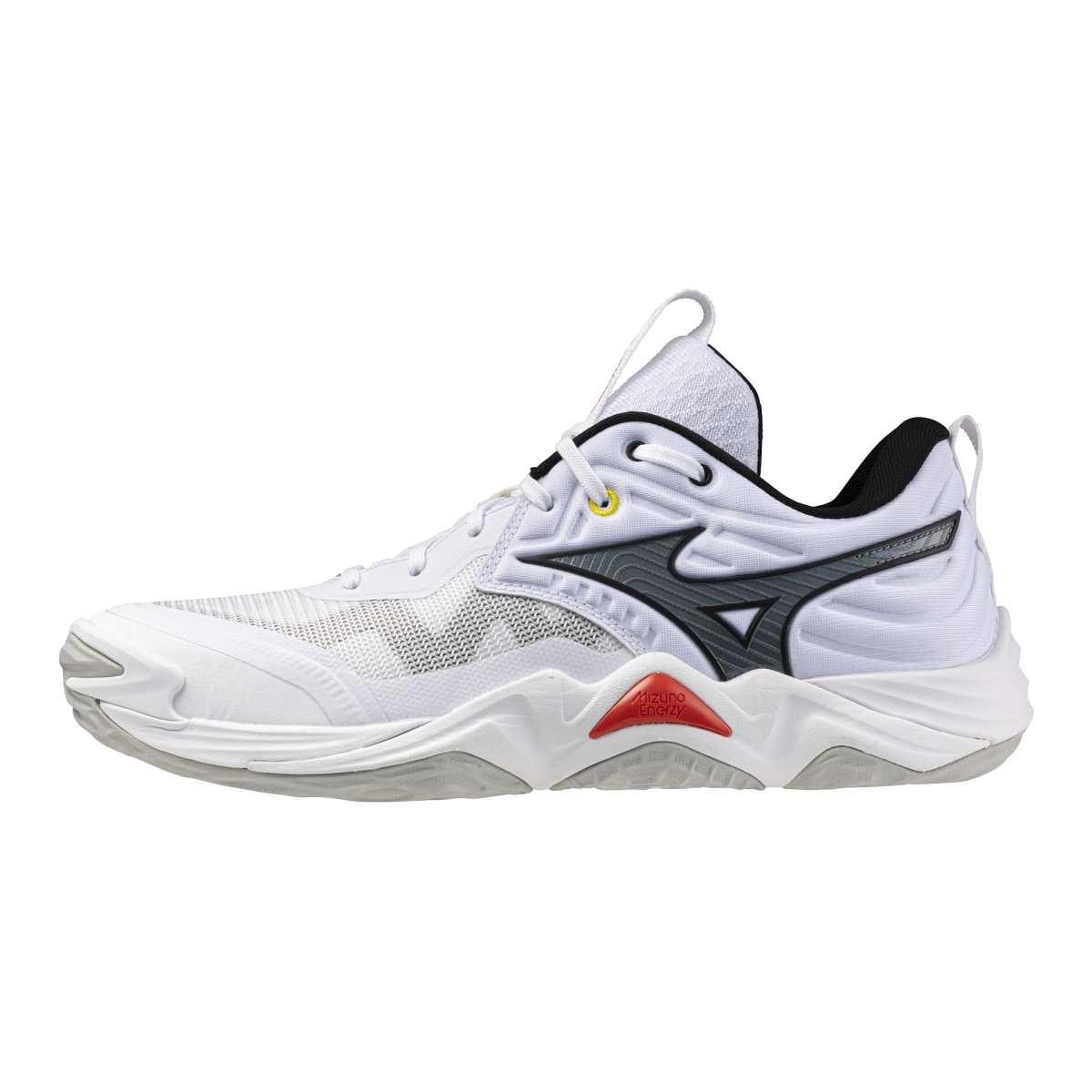 Mizuno WAVE MOMENTUM ELITE(U) / White/Black/Fiery Red / 38.0/5.0 – obrázek 1
