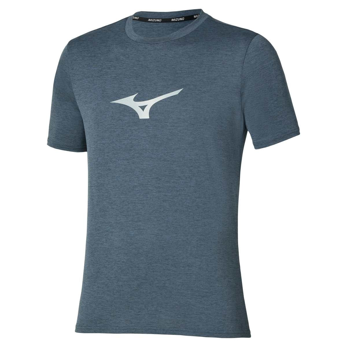 Mizuno Core Runbird Short Sleeve Tee / Dark Slate / L – obrázek 1