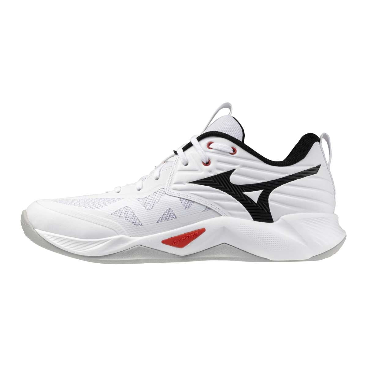 Mizuno WAVE MOMENTUM PRO(U) / White/Black/Fiery Red / 36.5/4.0 – obrázek 1