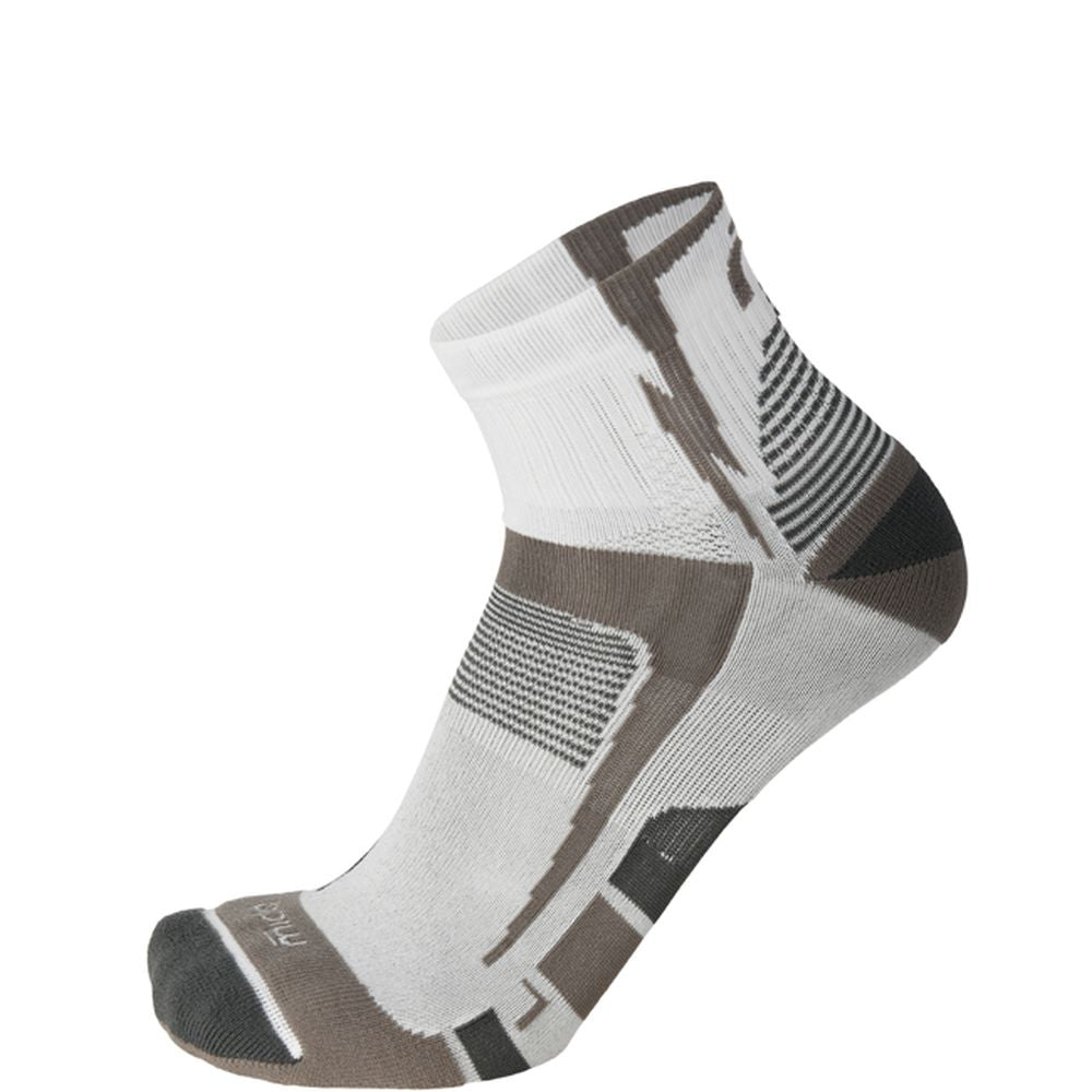 Mico LIGHT W. ANKLE RUN SOCKS ODOR ZERO, BCO GRIGIO, S – obrázek 1