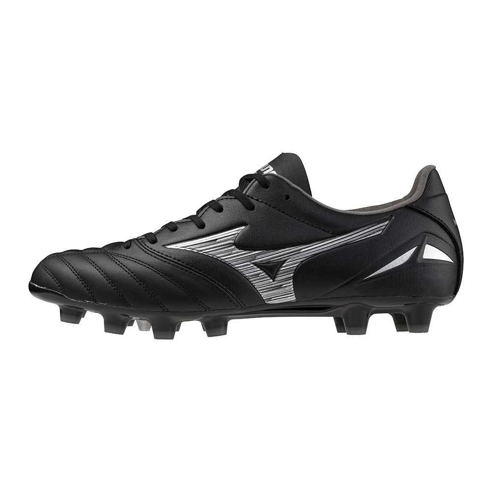 Mizuno MORELIA NEO IV PRO FG  / Black/Galaxy Silver/Black / 39.0/6.0 – obrázek 1