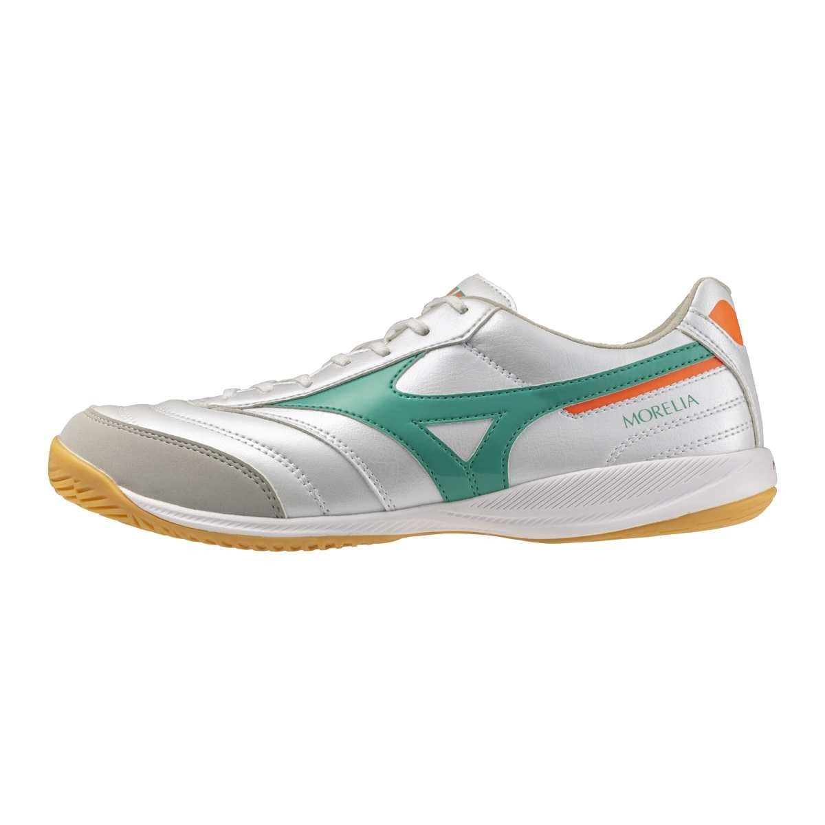 Mizuno MORELIA SALA PRO IN / White/Arcadia/Lava Orange / 38.0/5.0 – obrázek 1