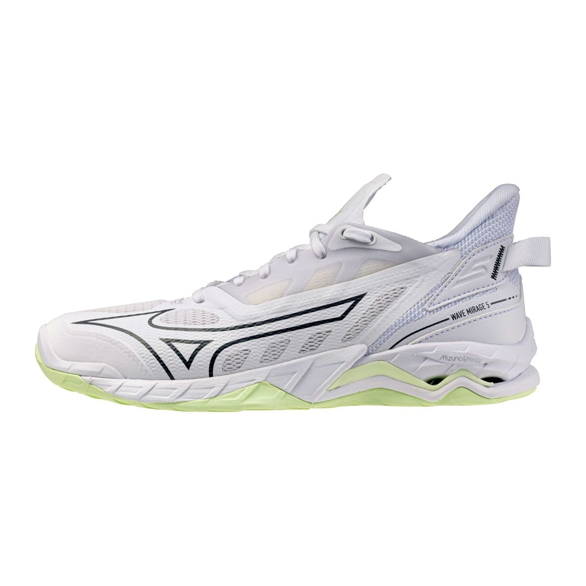 Mizuno WAVE MIRAGE 5 / White/Balsam Green / 36.0/3.5 – obrázek 1