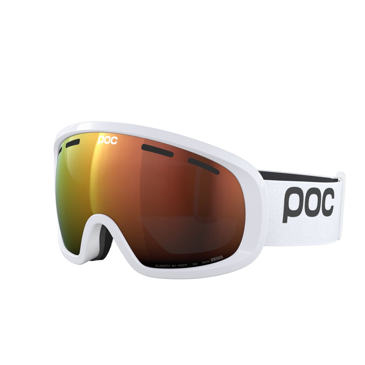 Poc Fovea Mid Hydrogen White/Partly Sunny Orange ONE – obrázek 4