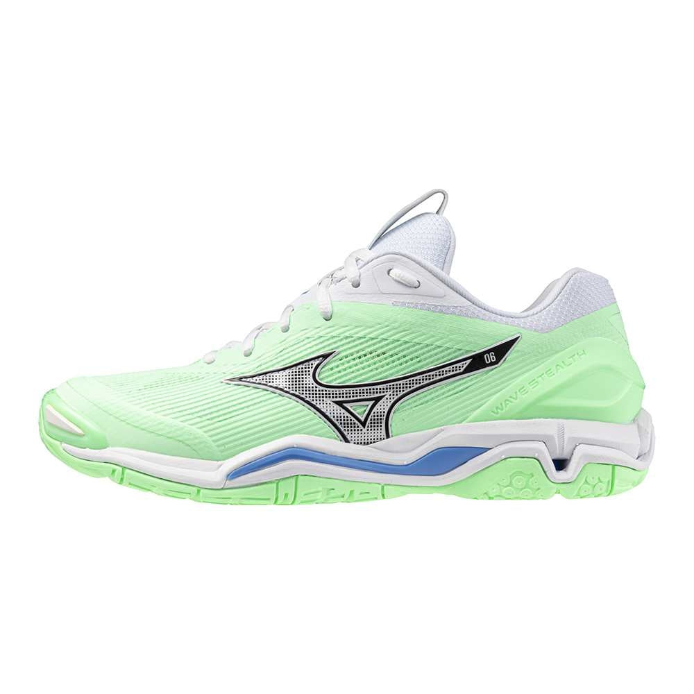 Mizuno WAVE STEALTH 6(U) / Neo Mint/Black/Frontier Blue / 50.0/14.0 – obrázek 1