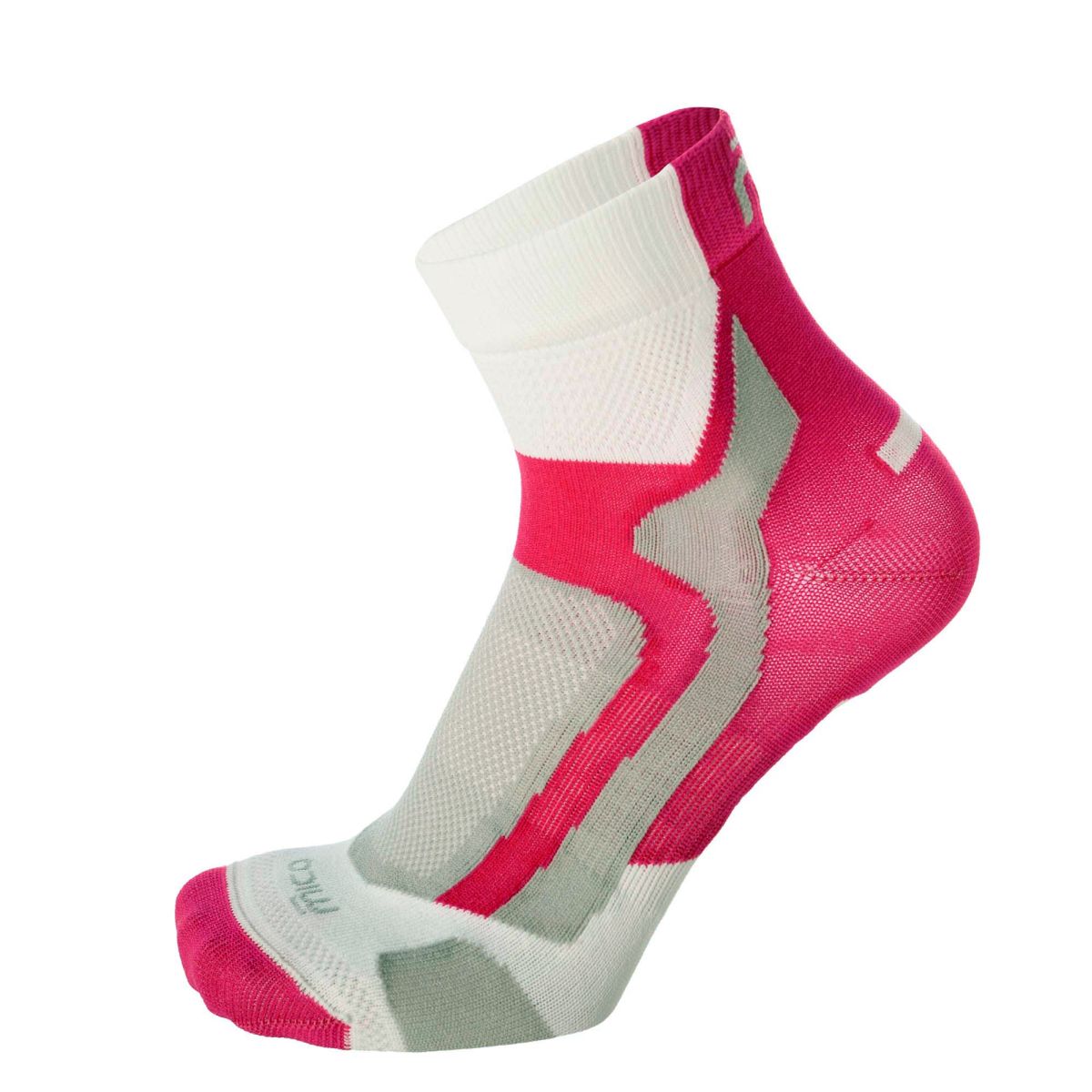 Mico XLIGHT W X-PERF MSPORT KIDS ANKLE SOCK, BCO FUCSIA, L – obrázek 1
