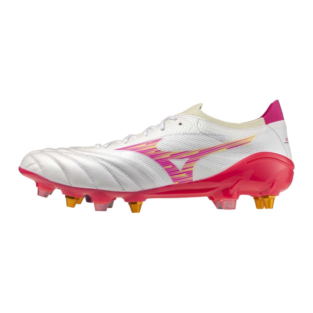 Mizuno MORELIA NEO IV Beta ELITE MIX(U) / White/Pink Tetra/Fuchsia Purpl / 40.5/7.0 – obrázek 1