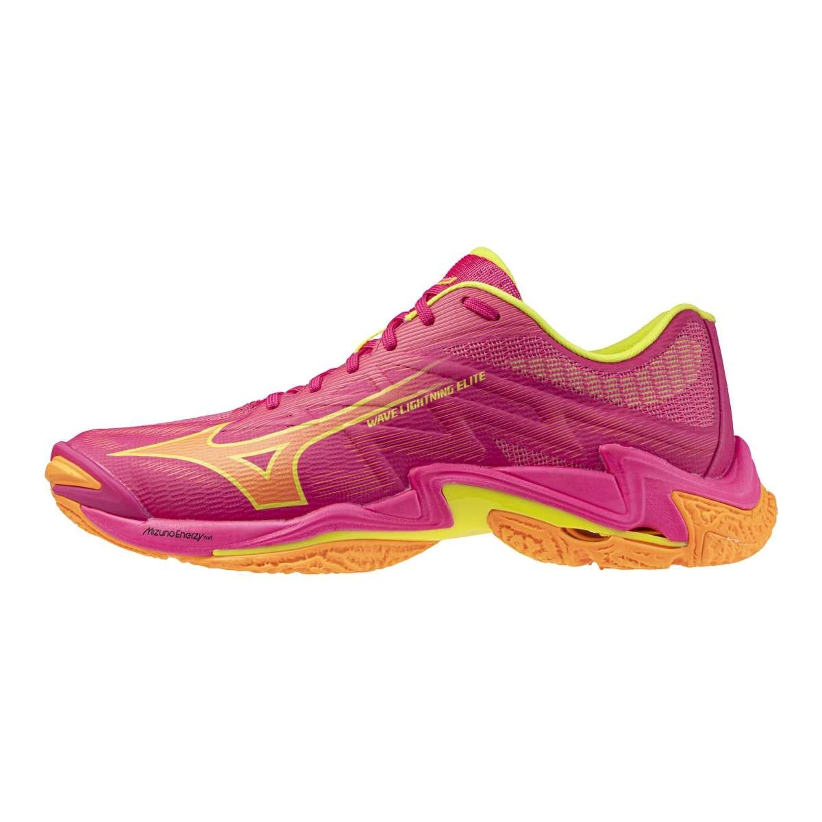 Mizuno WAVE LIGHTNING ELITE(U) / Pink Tetra/Fortune Yellow/Ligh / 36.5/4.0 – obrázek 1