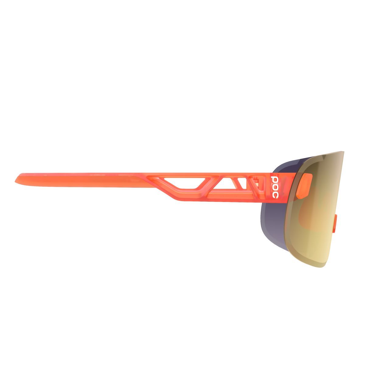 Poc Elicit Fluo. Orange Translucent/Clarity Road/Partly Sunny Gold ONE – obrázek 2