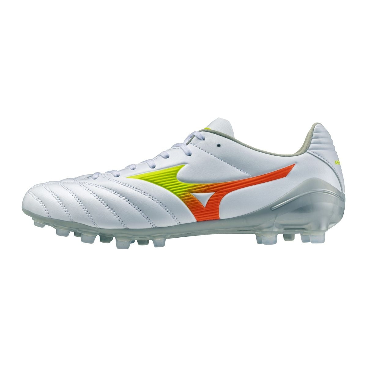 Mizuno MONARCIDA NEO III PRO AG / White/Evening Primrose/Lava Orange / 36.0/3.5 – obrázek 1