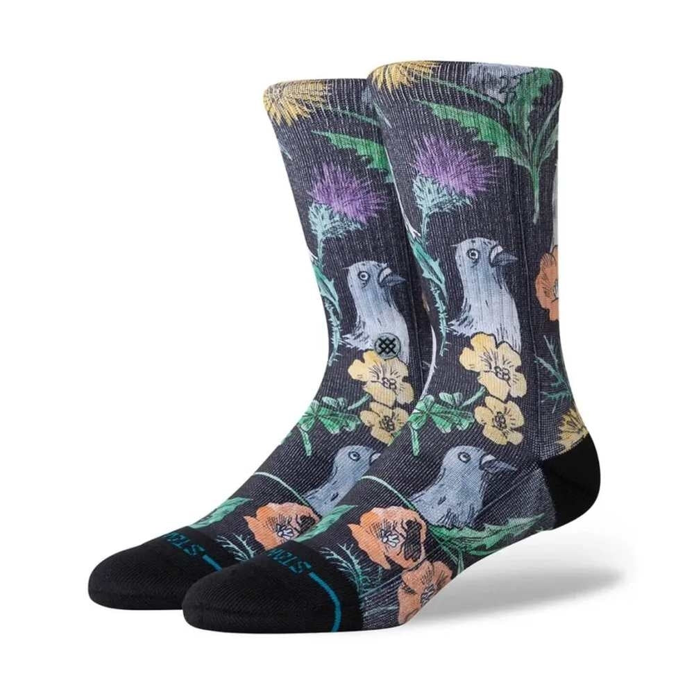 Stance JUST FLOCKED/BLK/L – obrázek 1