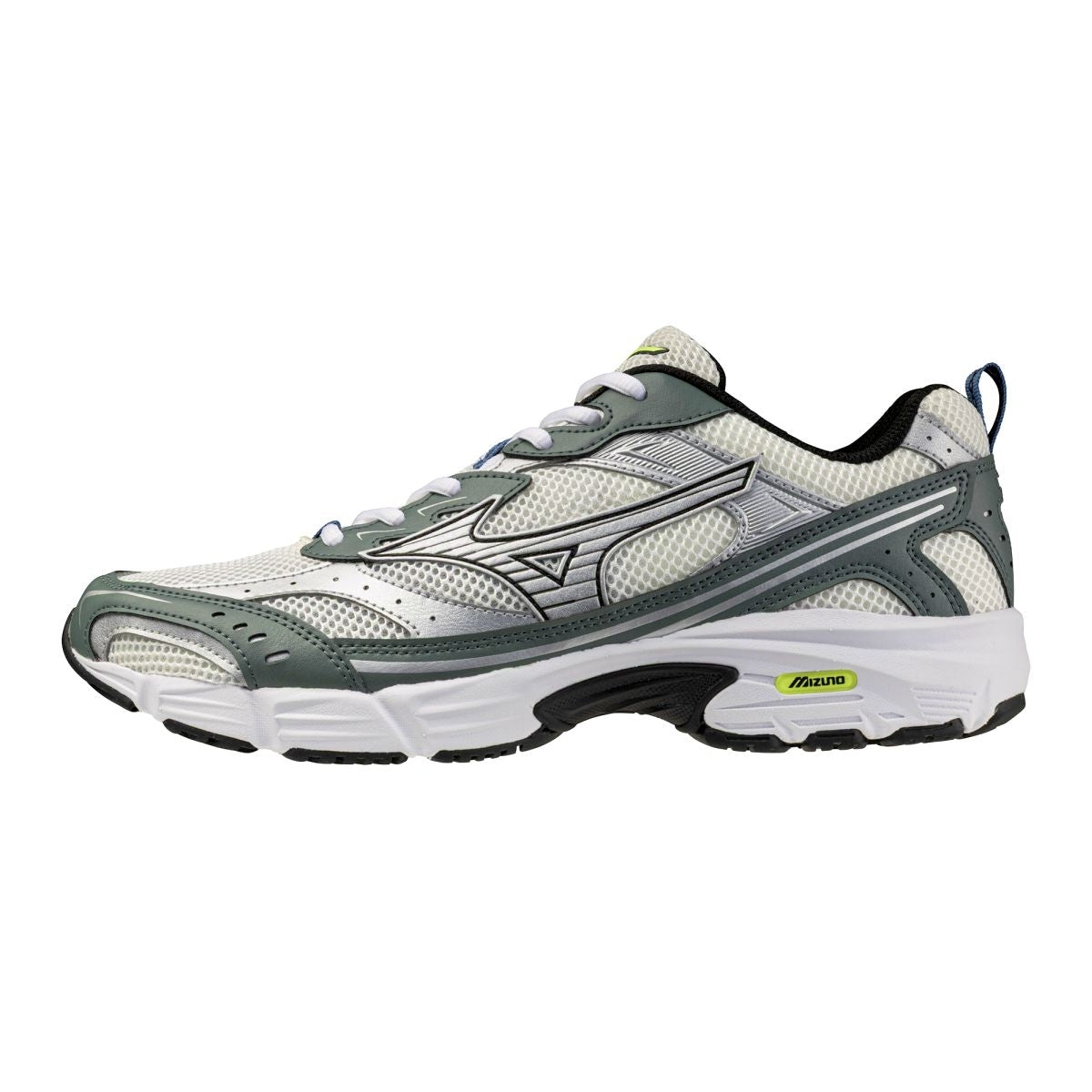 Mizuno MXR “SPORT” / Snow White/Silver/Balsam Green / 41.0/7.5 – obrázek 1