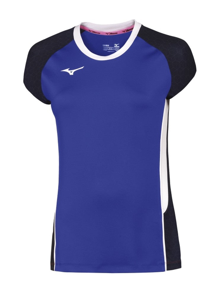 Mizuno Premium High-Kyu Tee/Royal/White/XS – obrázek 1