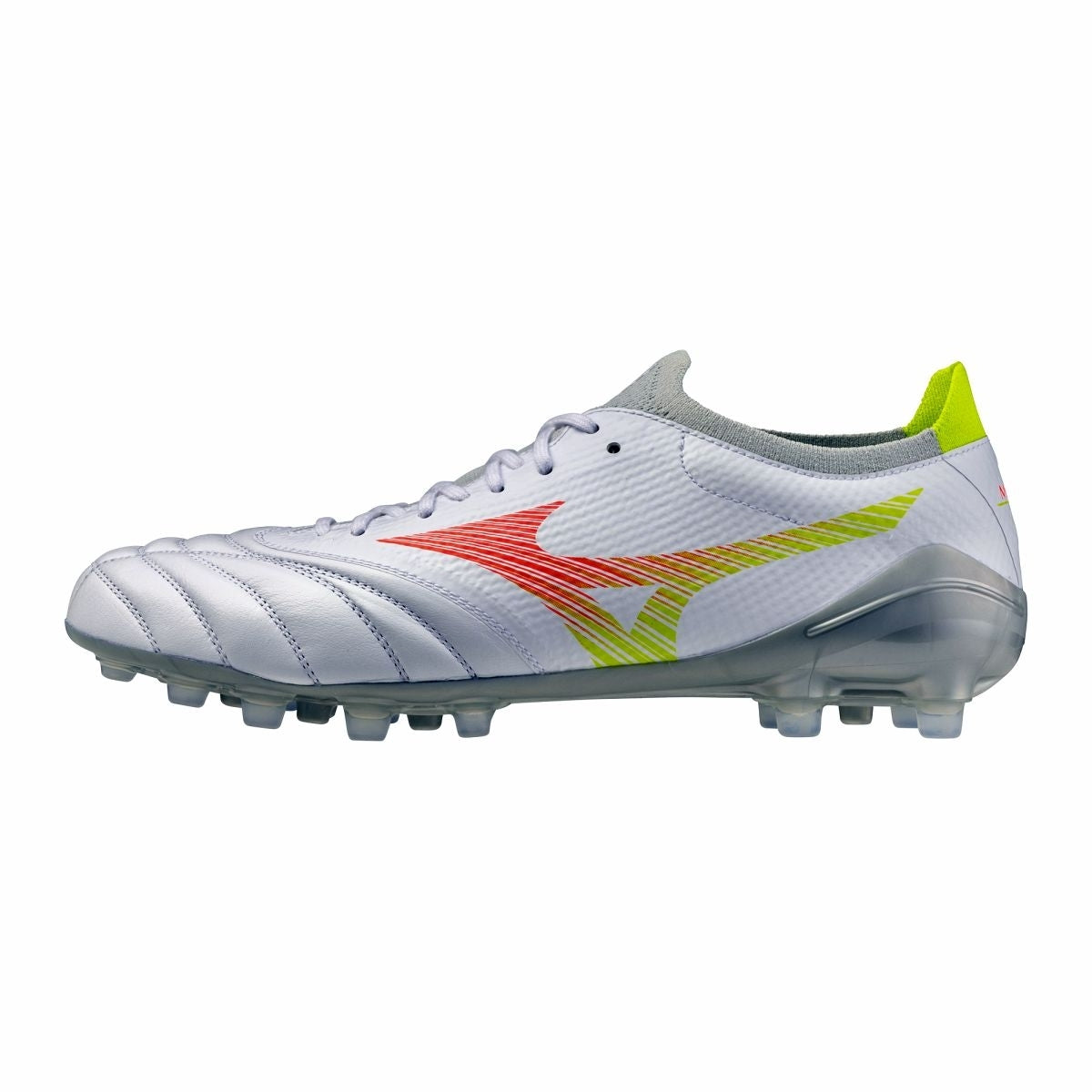 Mizuno MORELIA NEO V ? PRO AG  / White/Lava Orange/Evening Primrose / 41.0/7.5 – obrázek 1