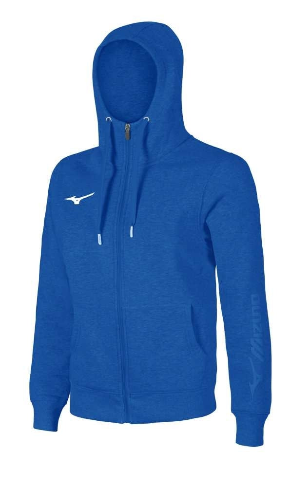 Mizuno JR Sweat FZ Hoodie(C)/Royal/116 – obrázek 1