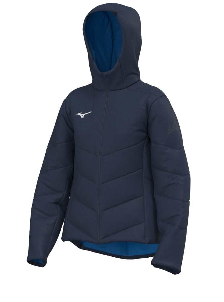 Mizuno Padded Jacket W / Navy / XS – obrázek 1
