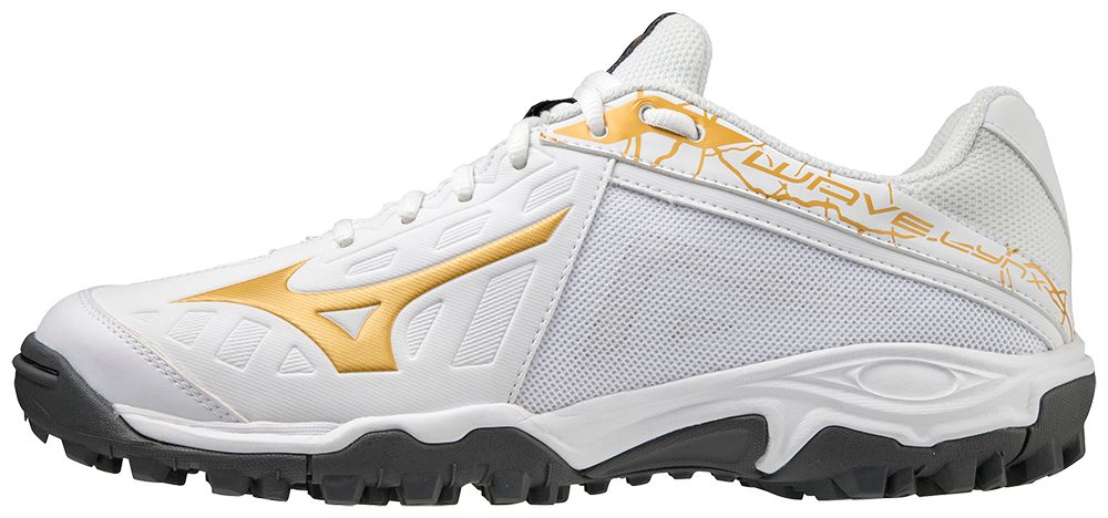 Mizuno WAVE LYNX/Wht/MPGold/IronGate/36.5/4.0 – obrázek 1