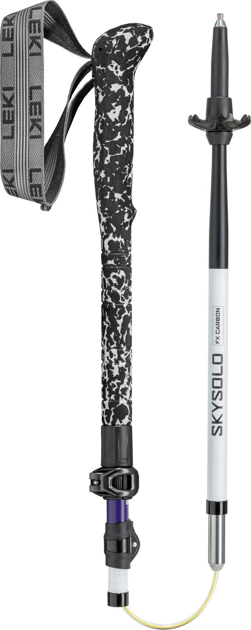 Leki Skysolo FX Carbon, white-bluepurple-black, 100 - 120 cm – obrázek 1