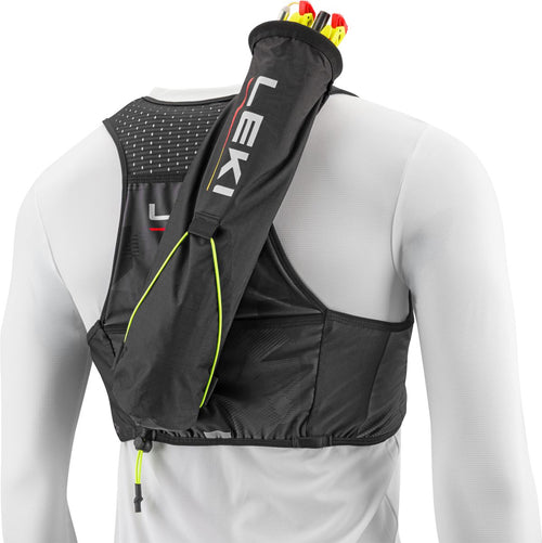 Leki Trail Running Quiver Vest, black-bright red-shuttle grey, LXL – obrázek 1