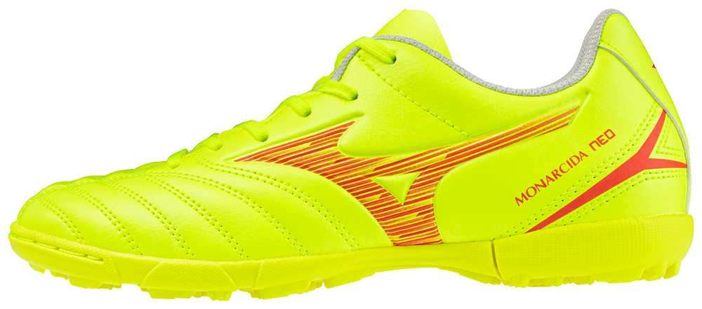 Mizuno MONARCIDA NEO III SELECT Jr AS / Safety Yellow/Fiery Coral 2 / 34.5/2.5 – obrázek 1