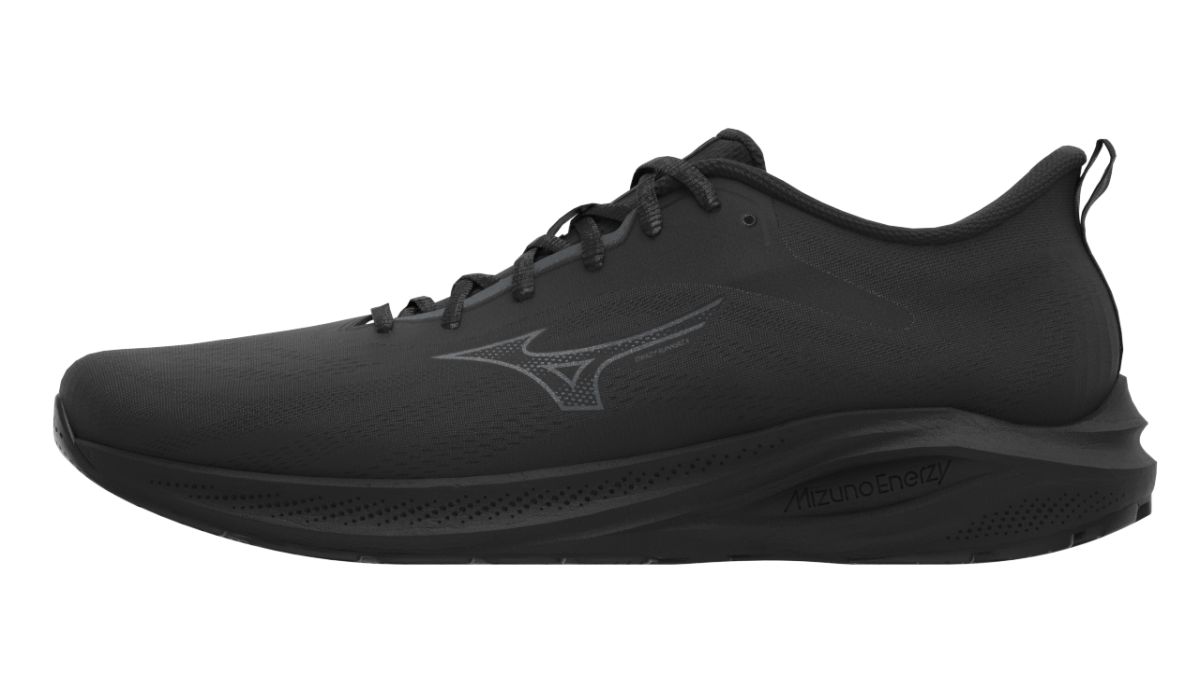 Mizuno ENERZY RUNNERZ 2(U) / Black/Iron Gate / 36.5/4.0 – obrázek 1