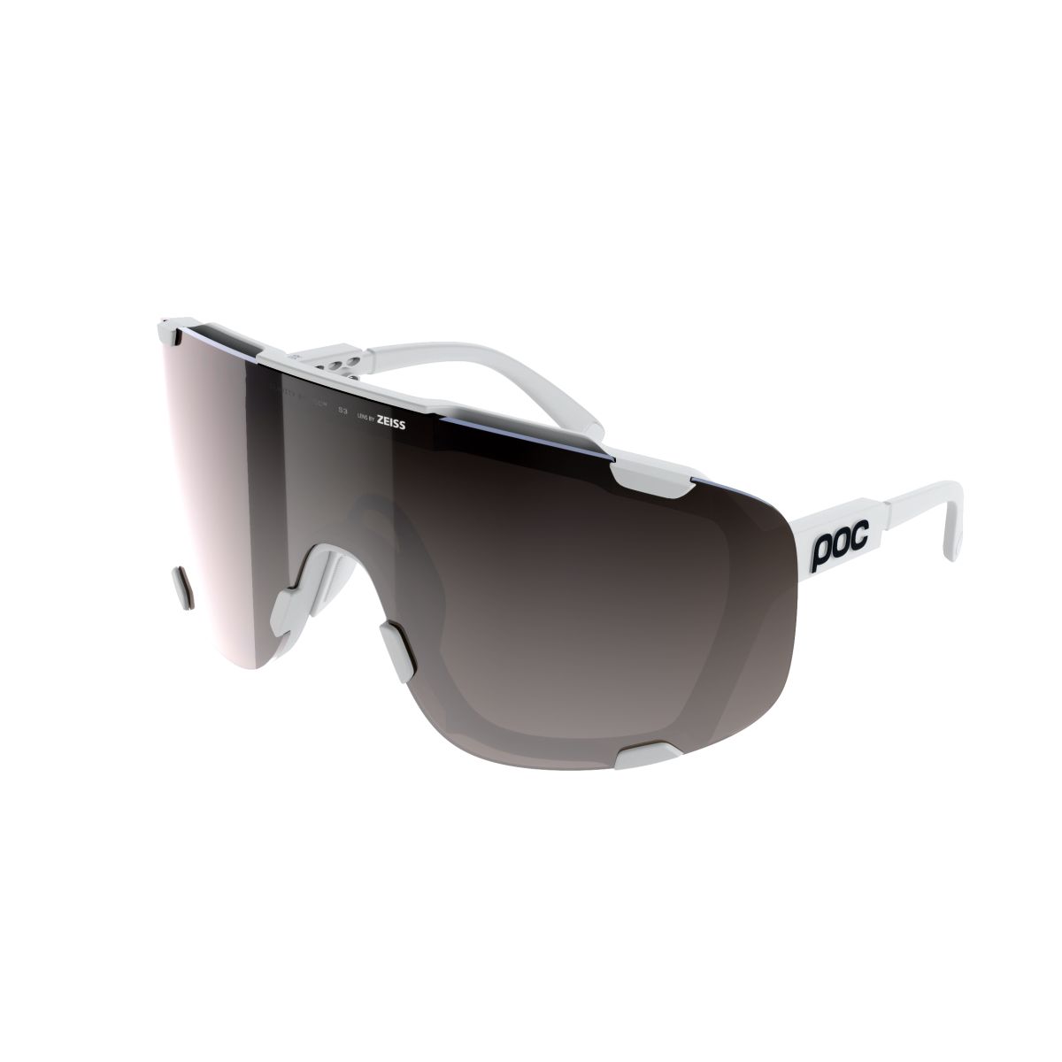 Poc Devour Hydrogen White/Clarity Road/Sunny Silver ONE – obrázek 4